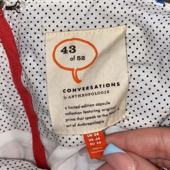 Anthropologie CONVERSATIONS Limited Edition Umbrella Print Skirt - Picture 8 of 9